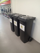 Likaisten varusteiden astiat