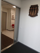 Tuulikaappi ja kulku aulaan